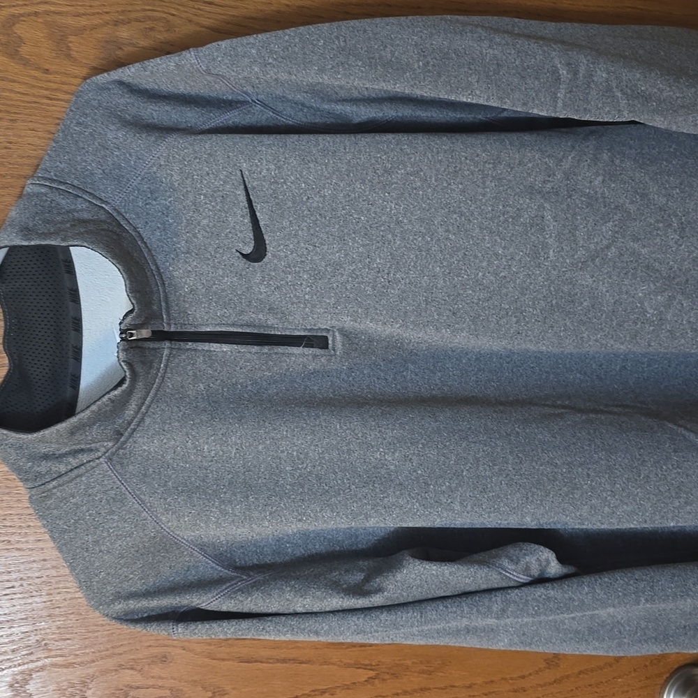 Nike Gray Quarter Zip XL